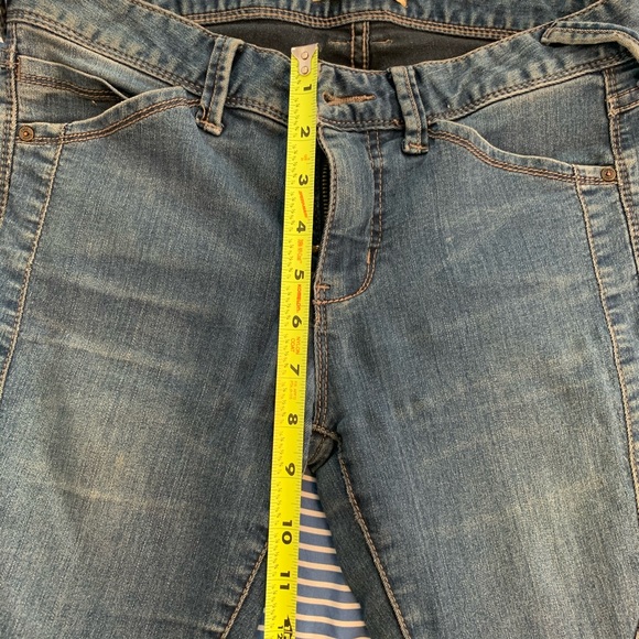 Free People BOHO Skinny Jeans with zipper detail - Picture 12 of 13